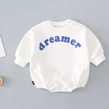 Baby Romper Cotton Dreamer 1st Birthday Gift, 9 of 9