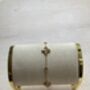 18 K Gold Plated Flower Motif Bracelet, thumbnail 2 of 7