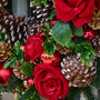 Canterbury Roses Giant Luxury Christmas Wreath, thumbnail 4 of 8