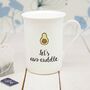 Personalised Romantic Pun Bone China Mug, thumbnail 1 of 12