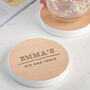 Personalised Wooden Drinks Coaster, thumbnail 1 of 10