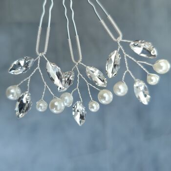 Bridal Hair Accessories Set Of Three, 6 of 9