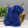 Sparkle Scarf In Royal Blue, thumbnail 1 of 3