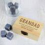 Personalised Any Message Box Of Whisky Stones, thumbnail 1 of 3