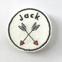 Personalised Embroidered Name Patch, Arrows, Wool Felt, thumbnail 2 of 2