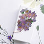 Larkspur July Birth Flower Enamelled Metal Bookmark, thumbnail 1 of 10