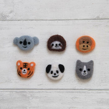 Wool Felt Panda Spirit Animal Gift In A Matchbox, 6 of 6