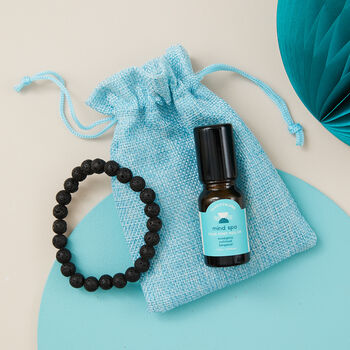 Mindfulness Set With Lava Bracelet And Roller Ball, 5 of 6