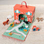 Wooden Fold Away Farm Playset Toddler Christmas Gift, thumbnail 1 of 2