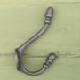 Farrow And Ball Painted Coat Rack With Ball Top Hooks, thumbnail 7 of 8