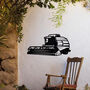 Metal Combine Harvester Garden Wall Art Farm Decor Gift Idea, thumbnail 4 of 10