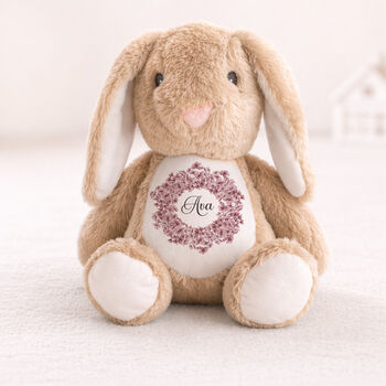 Personalised Baby Bunny Soft Toy Gift, 8 of 10