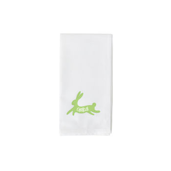 Easter Personalised Bunny Napkin, 4 of 7