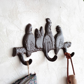Cast Iron Rooster Wall Hook, 3 of 4