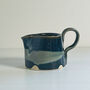 Ceramic Loop Handle Mini Jugs 180ml 6floz Capacity With Splash Design, thumbnail 11 of 12