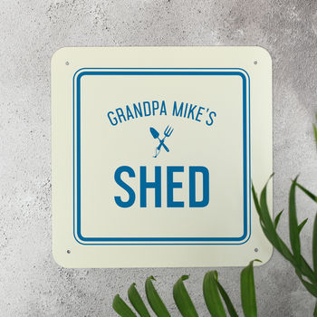 Personalised Garden Shed Sign For Grandad, 3 of 7