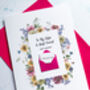 Personalised Floral Wife/Husband Birthday Card, thumbnail 5 of 9