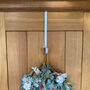 Set Of Two Traditional Silver Christmas Wreath Hangers, thumbnail 3 of 4