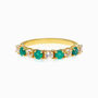 Green Onyx And Topaz Stacking Ring, thumbnail 2 of 3
