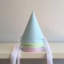 Pastel Triangle Party Hat With Number Balloon Garland, thumbnail 5 of 5
