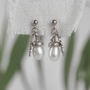 Pearl Acorn Earrings With Oak Leaves, thumbnail 6 of 6