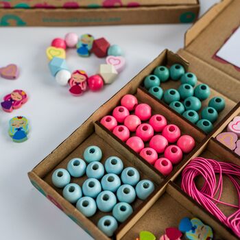 Personalised Princess Wooden Bead Making Kit, 6 of 6
