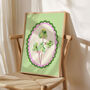 Sweet Pea Art Print Green, thumbnail 3 of 5