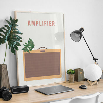 Guitar Amplifier Print | Tweed Amp Poster, 7 of 8