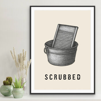 Scrubbed Laundry Print, 2 of 4