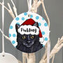 Christmas Personalised Ceramic Cat Decoration, thumbnail 5 of 6