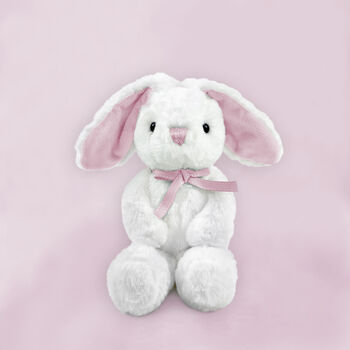 Welcome Baby Balloons With Little Pink Bunny Gift, 3 of 4