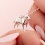 Personalised Labrador Sterling Silver Necklace, thumbnail 2 of 10