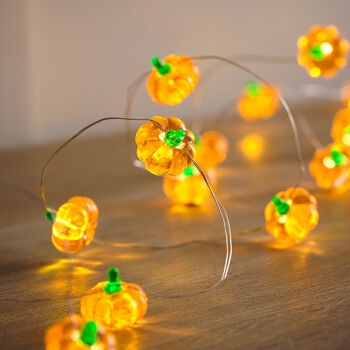 Halloween Pumpkin Micro LED String Fairy Lights, 3 of 6