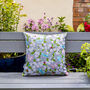 Cherry Blossom Water Resistant Garden Outdoors Cushion, thumbnail 1 of 10