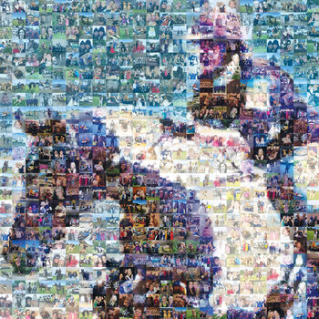 Personalised Portrait Made Up Of Small Photographs, 4 of 12