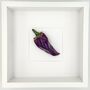 Kitchen Wall Decor: Purple Pepper Wall Art, thumbnail 3 of 3