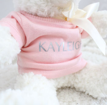 Personalised Bunny Soft Toy, 4 of 6