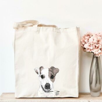 Personalised Jack Russell Tote, 3 of 4