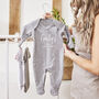 Personalised First Christmas Babygrow, thumbnail 2 of 4