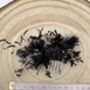 Black Flower Hair Comb Gothic Wedding, thumbnail 3 of 7