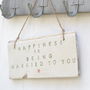 Happiness Personalised Sign, thumbnail 1 of 5