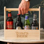 Personalised Beer Box Drink Holder Gift For Dad, thumbnail 1 of 4