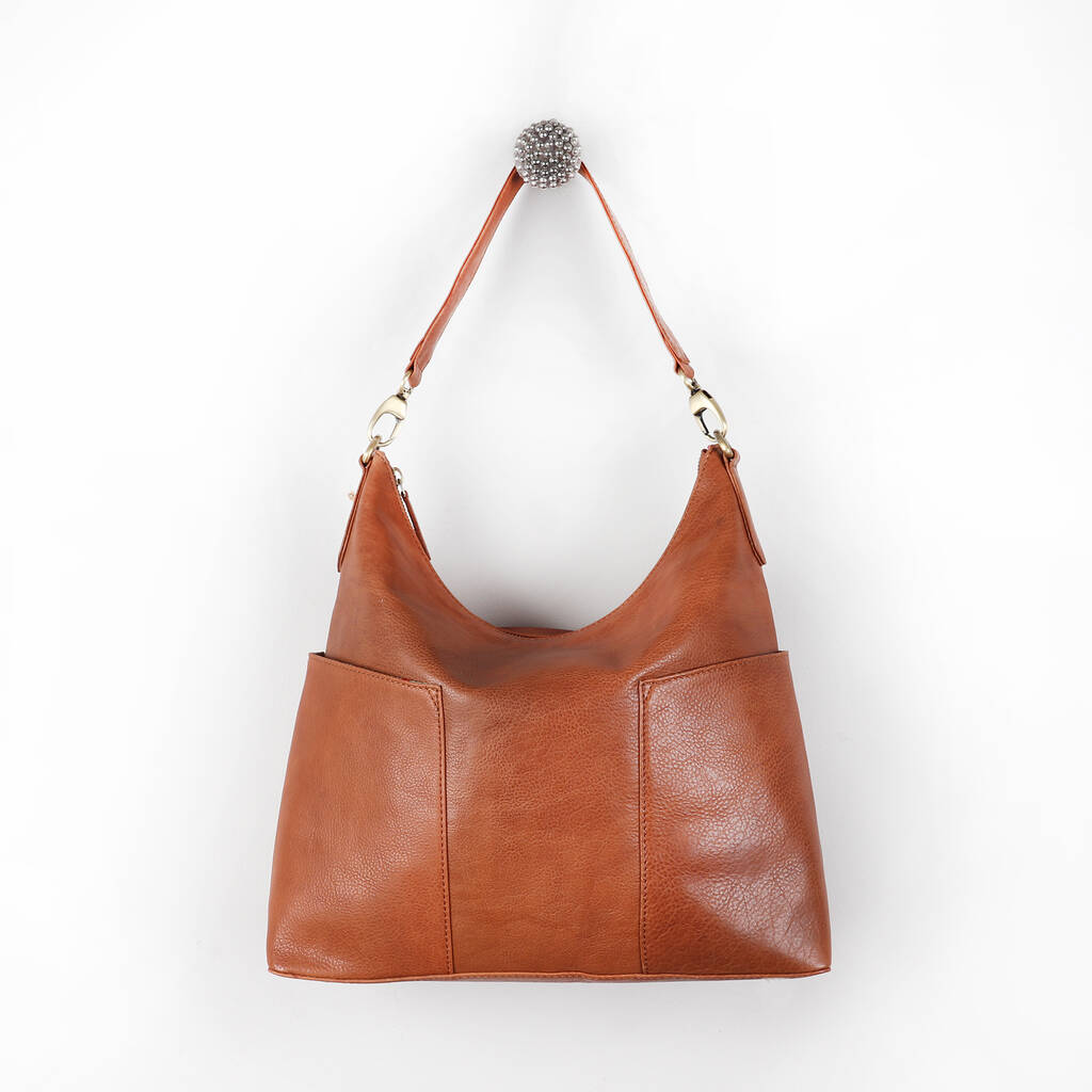 Amesbury Leather Slip Pocket Shoulder Bag By The Leather Store ...