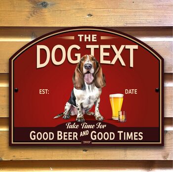 Dog House Bar Sign Vintage Pub Sign, 8 of 12