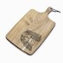 Personalised King Charles Cavalier Engraved Acacia Serving Board, thumbnail 4 of 4