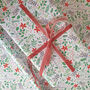 Christmas Floral Wrapping Paper, thumbnail 4 of 8