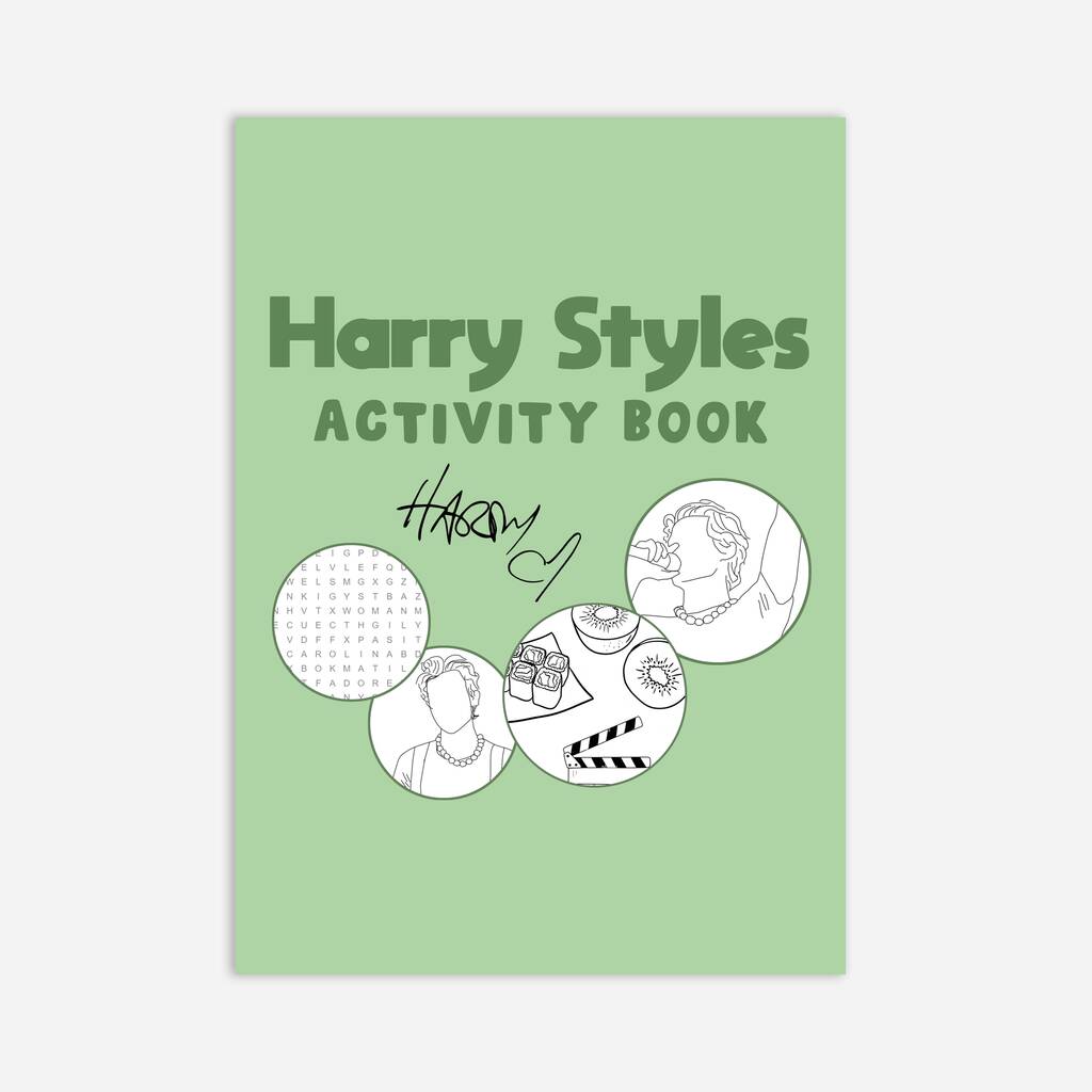 Harry Styles Activity Book