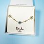 Something Blue Bridal Bracelet Gift, thumbnail 2 of 4