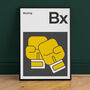 Boxing Posters And Prints, thumbnail 1 of 3