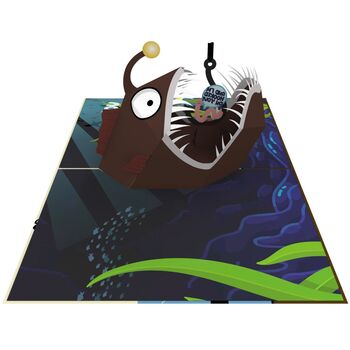 Deeply Alureing! Funny Valentine's Card With Joke Pop Up Fish, 5 of 7